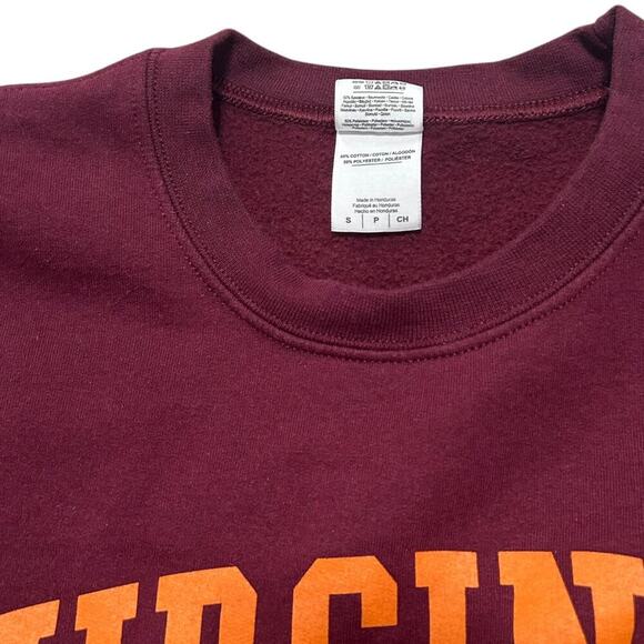 Virgina Tech Basic Block Crewneck Sweater - Picture 3 of 3